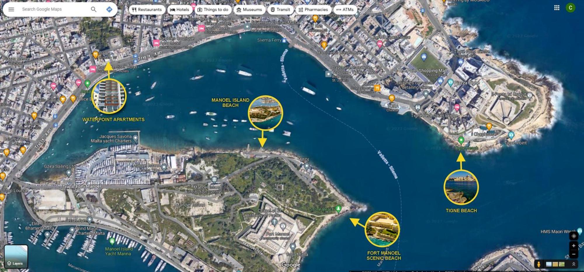 Sea Front Spacious Valletta Views Apartments 슬리에마 외부 사진